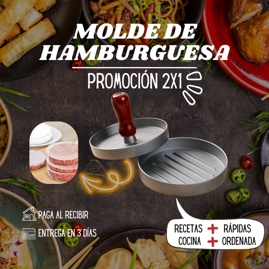 SUPER PROMO 2X1 |MOLDE HAMBURGUESAS| Cocina en segundos